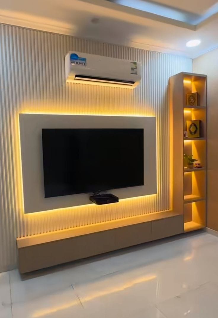 Ahşap Televizyon Üniteleri Modeli 14